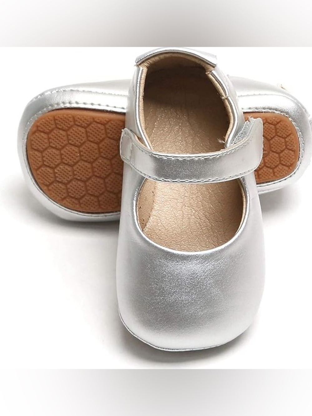 Felix & Flora Baby Walking Shoes Moccasins Rubber Sole in (Size: 6-9M)